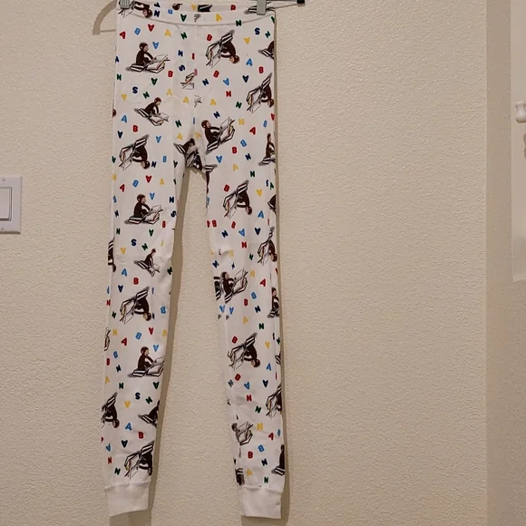 NWT Hanna Andersson Curious George Story Time Long John Pajama Set. - Picture 8 of 11